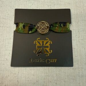 New Rustic Cuff Camo Hair Tie